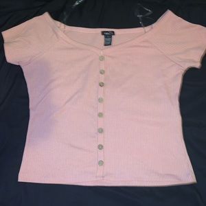 Pink crop top